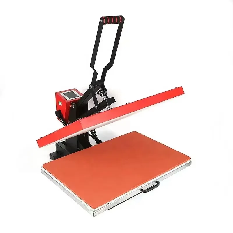 パネルホットプレス 15.7 "X23.6" フラットパネルアイロン機 T シャツ印刷機半自動熱転写印刷機