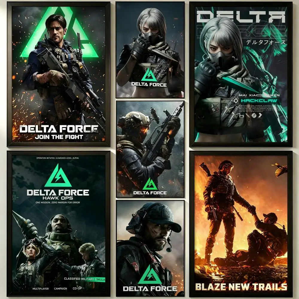 game Delta Force Poster HD Poster Sophisticated Modern Aesthetic Wall Art For Living Room Bedroom Office Cafe Decor