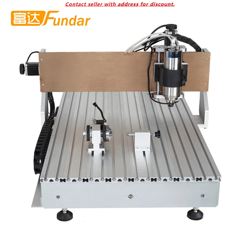 China DSP CNC 6090 Máquina perforadora de fresado CNC
