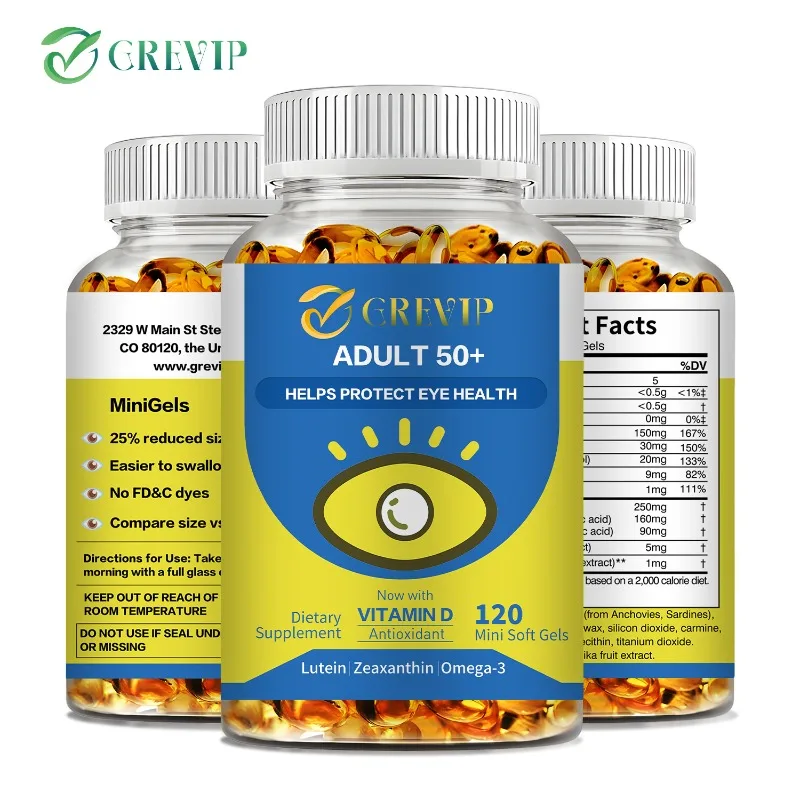 

ADULT Eye Vitamin & Mineral Supplement - with Lutein & Zeaxanthin - Relieve Eyes Fatigue and Dry Eyes Support Vision Health