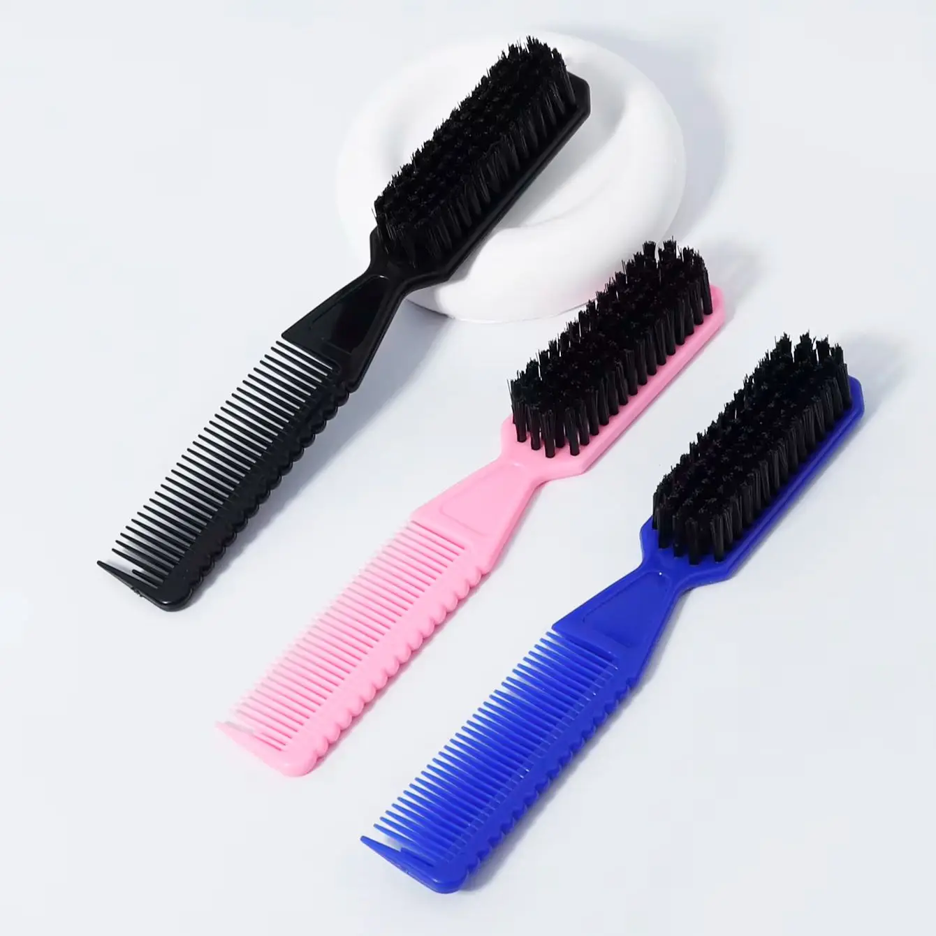 Comb brush 2-in-1 hair styling set, with a dual use design, a universal styling tool for home salons, Special for Real Hair Wigs