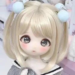 gaoshundoll 1/6 Ruru ob24 anime face resin Qbaby blythe MDD VOLKS DIY makeup practice head for birthday gift fashion mysterybox