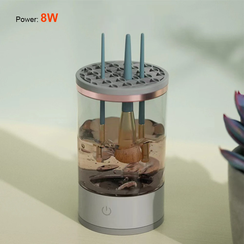 Automatic Cosmetic Brush Cleaner USB Powered Electric Make-Up Brush Cleaner Dryer for All Size Beauty Makeup Brushes Set