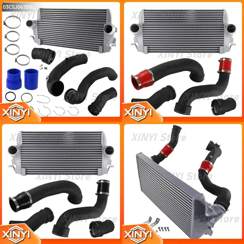 Performance Intercooler Tube Fin Charge Pipe Kit for BMW 535i F07 F10 F11 640i F12 F13 740i F01 N55 Aluminum Black Blue Red