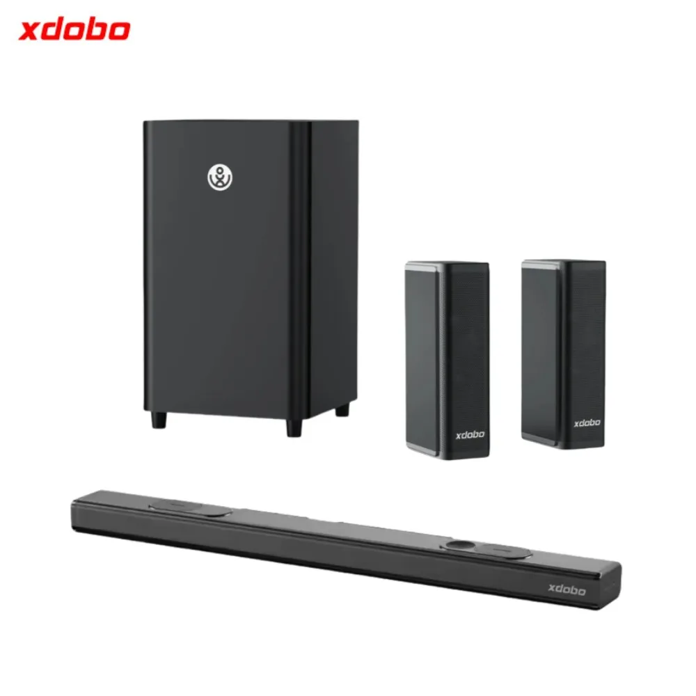 7.1 high definition home theater surround sound system for TV large soundbar with wired subwoofer and 1 pair of surround