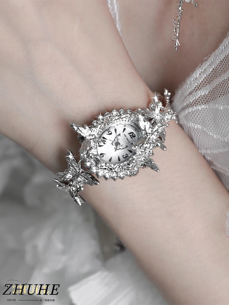 سوار ساعة الفراشة الجديد بنمط Y2K الحلو والرائع هو هدية للمجوهرات النسائية وحفلات الإكسسوارات #1