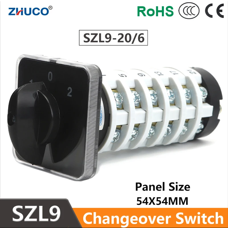 chave-seletora-rotativa-universal-zhuco-szl9-20-6-20a-6-polos-24-parafusos-para-soldagem-e-transferencia-ultrassonica