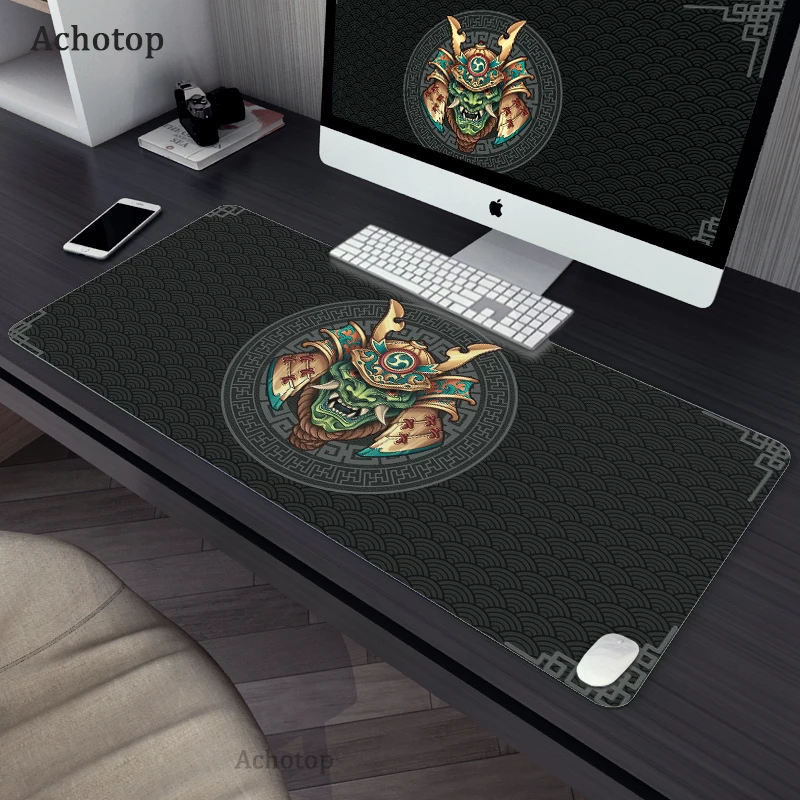 

Gaming Mouse Pad Large Gamer Japanese Style Oni Mousepad Computer Desk Mat XXL Mouse Mat Rubber Keyboard Pads 900x400mm