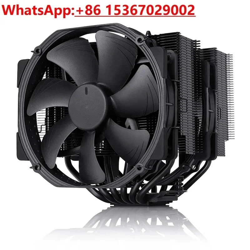 Owl NH-D15 chromax.black black version, double tower A15 fan, multi-platform CPU radiator