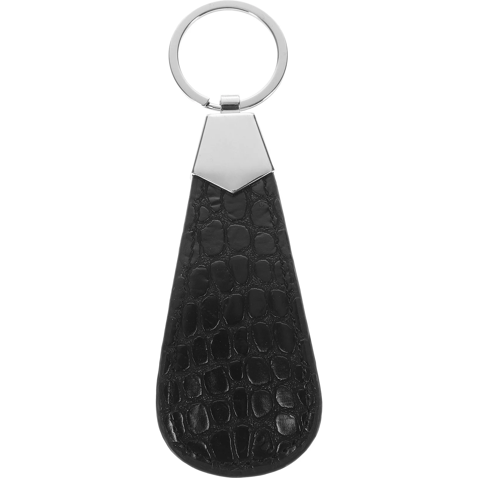 بوق حذاء ممتاز مع سلسلة مفاتيح لبيسة الحذاء الصغيرة المحمولة للسفر والمكتب المنزلي يستخدم كبار السن هدية رافع الأحذية المحمول