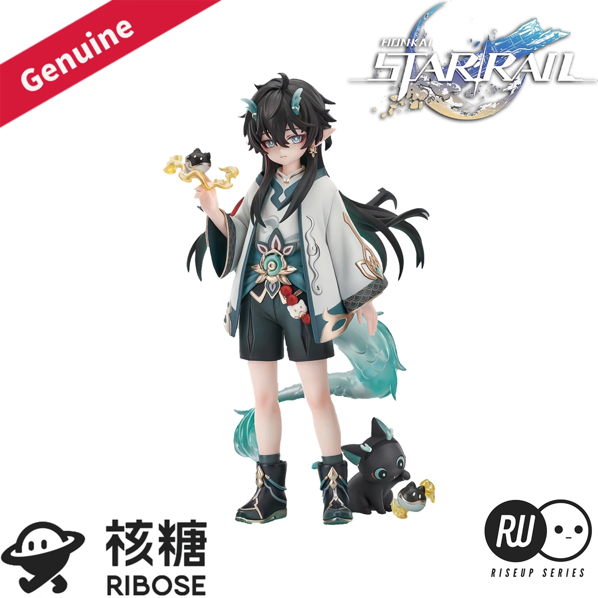 

Original Genuine Ribose Prepainted Little Series Rise Up+ Honkai: Star Rail Little Cat Series Honkai: Star Rail Dan Heng H=190mm