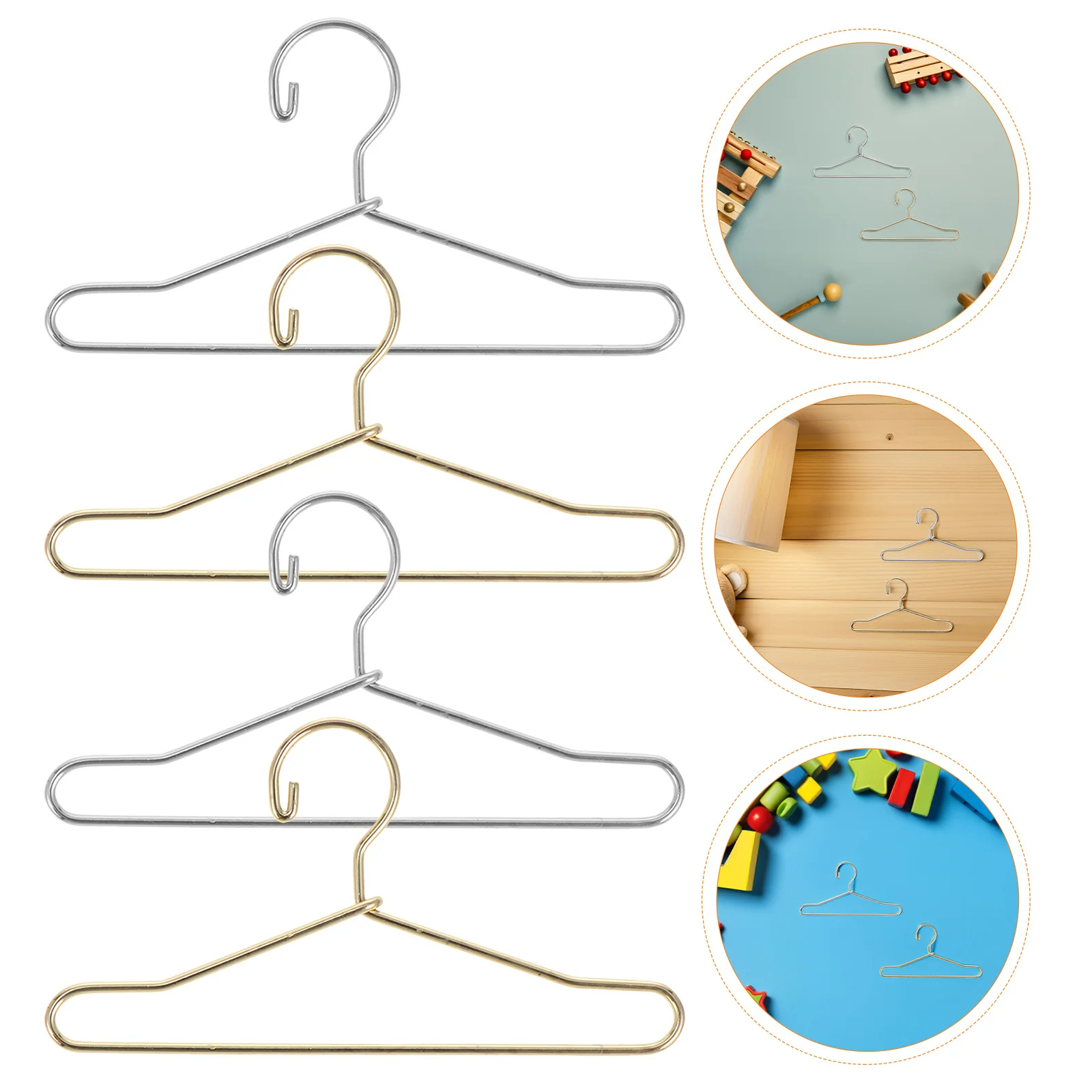 

24 Pcs Clothing Holders Closet Organizer Hangers Outfit Furniture Coat Rack