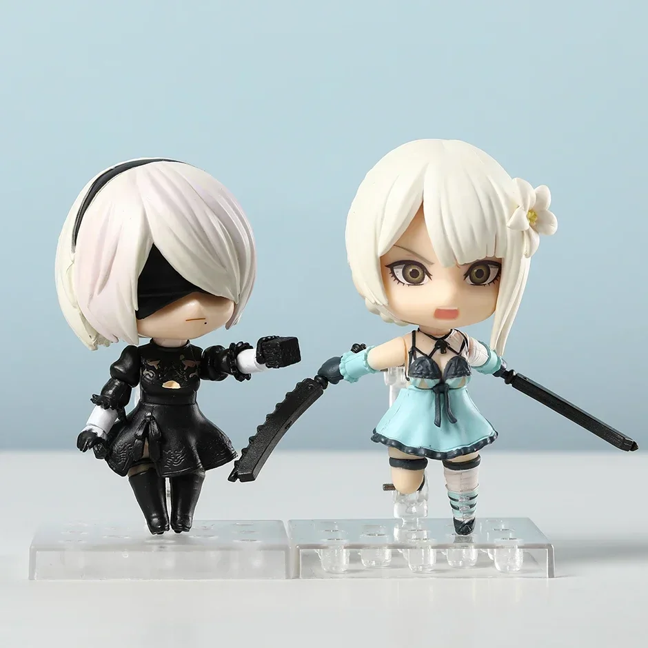 NieR Automata 1475 2B YoRHa No.2 Type B / 1705 Kaine PVC Action Figure Face Changeable Model Toys Birthday Present