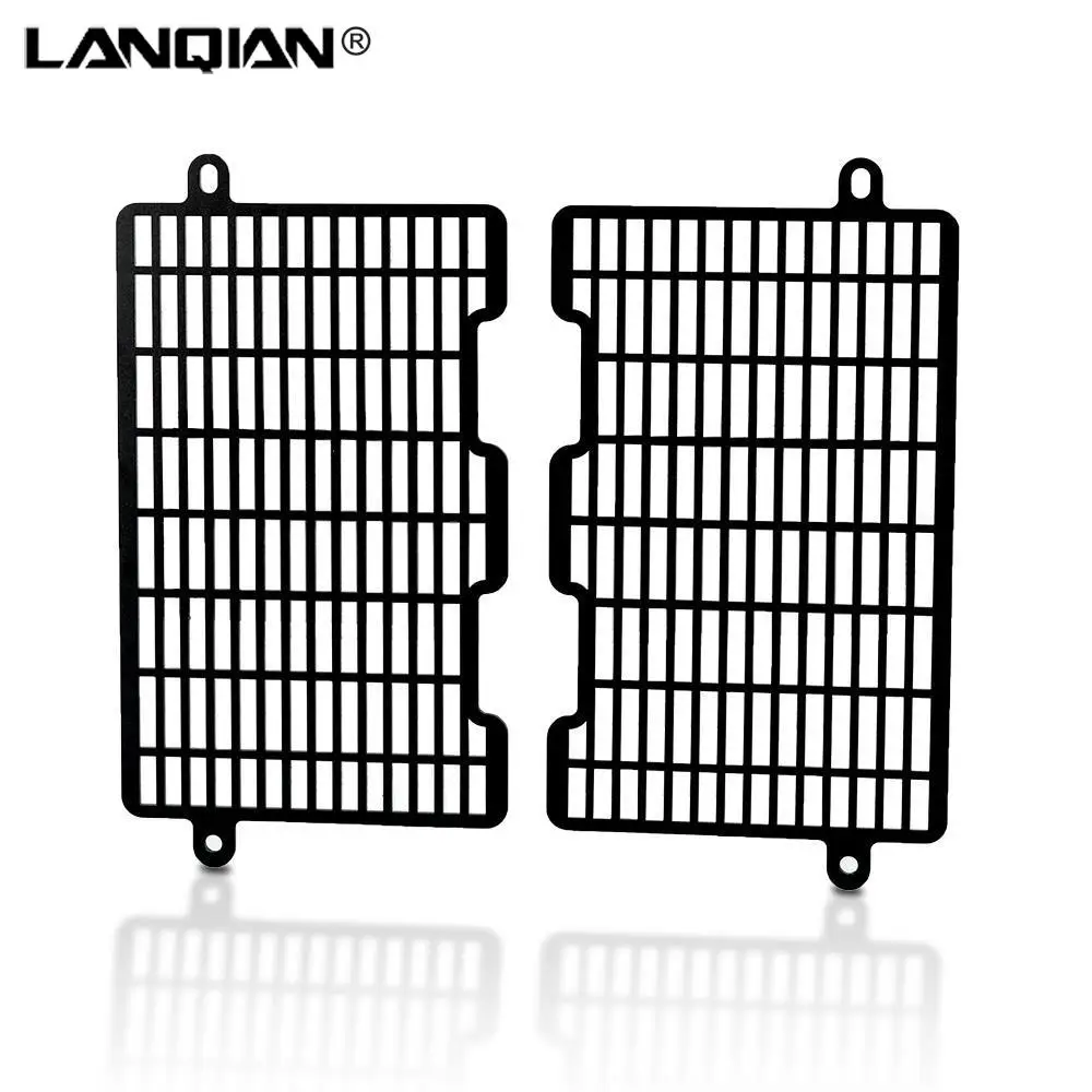 

Black Radiator Grille Oil Cooler Guard Cover Shield Protector Logo For Honda XRV 750 Africa Twin RD07 03 XRV750 XRV650 1988-2003