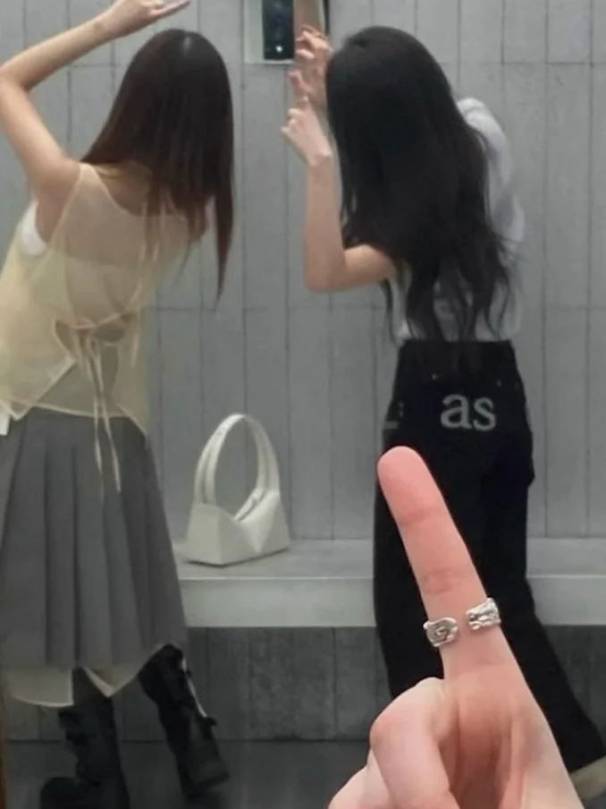 Ele coreano Sle sottile cinturino in chiffon gilet da donna Top estivo nuovo arrivo Dongdaemun L * WCLAS * IC traspirante vestibilità ampia