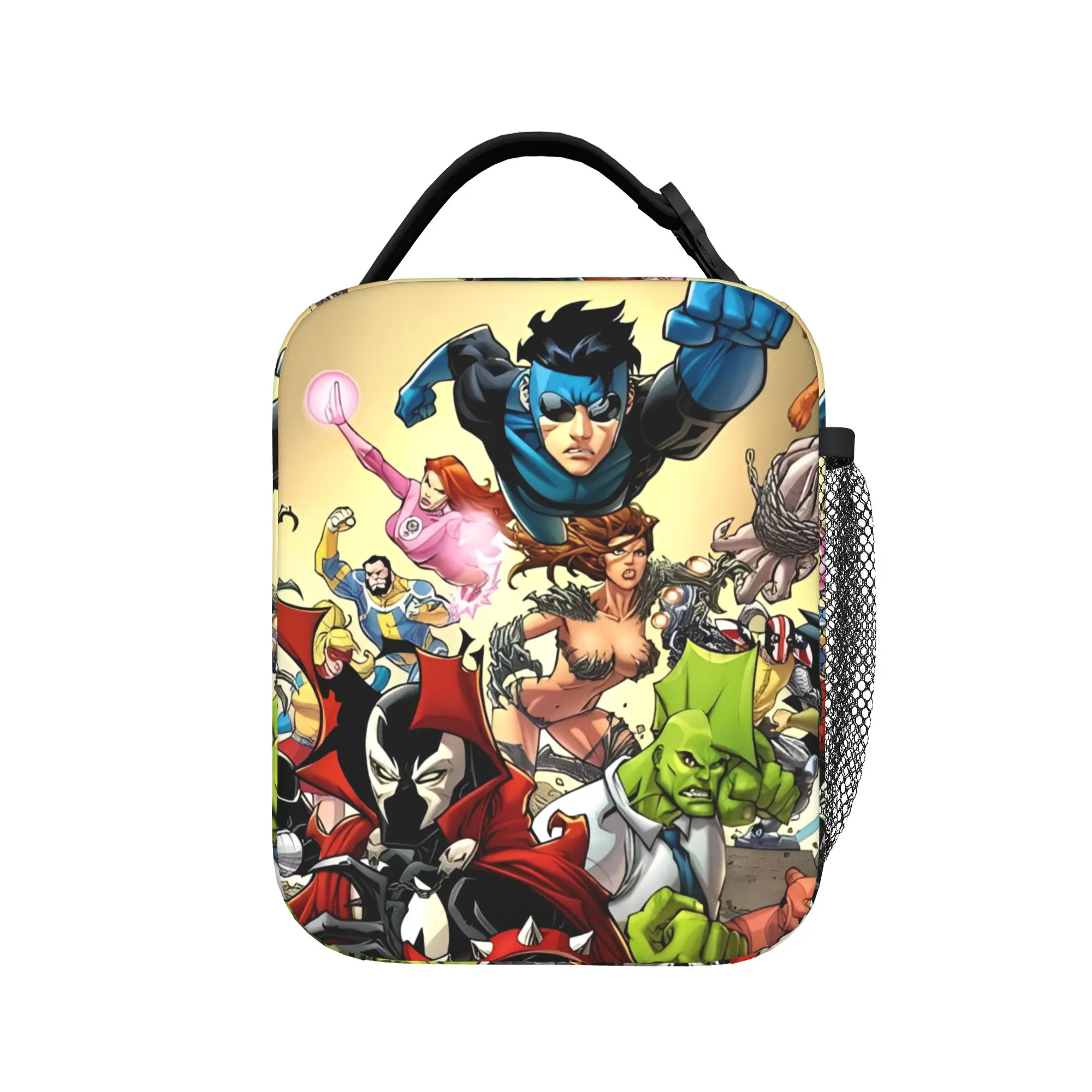Invinci-bles Poster Insulated Lunch Bag Portable  Lunch Container Thermal Bag Tote Lunch Box Beach  Picnic Men Women
