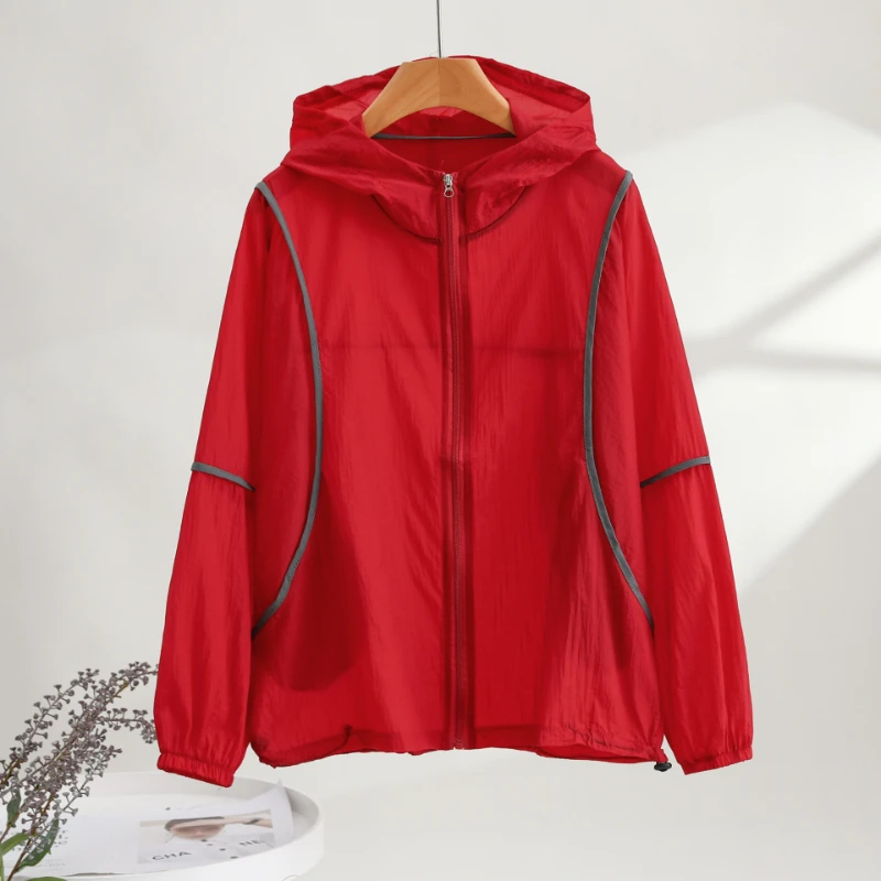 Women's Tops Overcoats Spring Summer Long-sleeved Sun-protective Short Coats UV-proof Clothing Coats  Jacket T0060