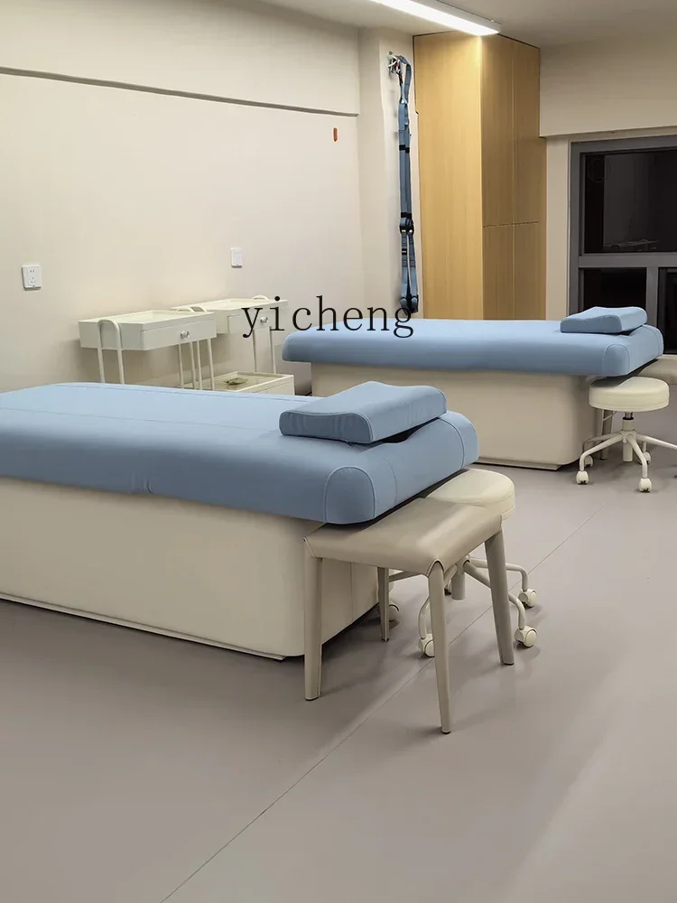 ZK electric beauty bed beauty salon special massage bed lifting constant temperature heating physiotherapy latex bed