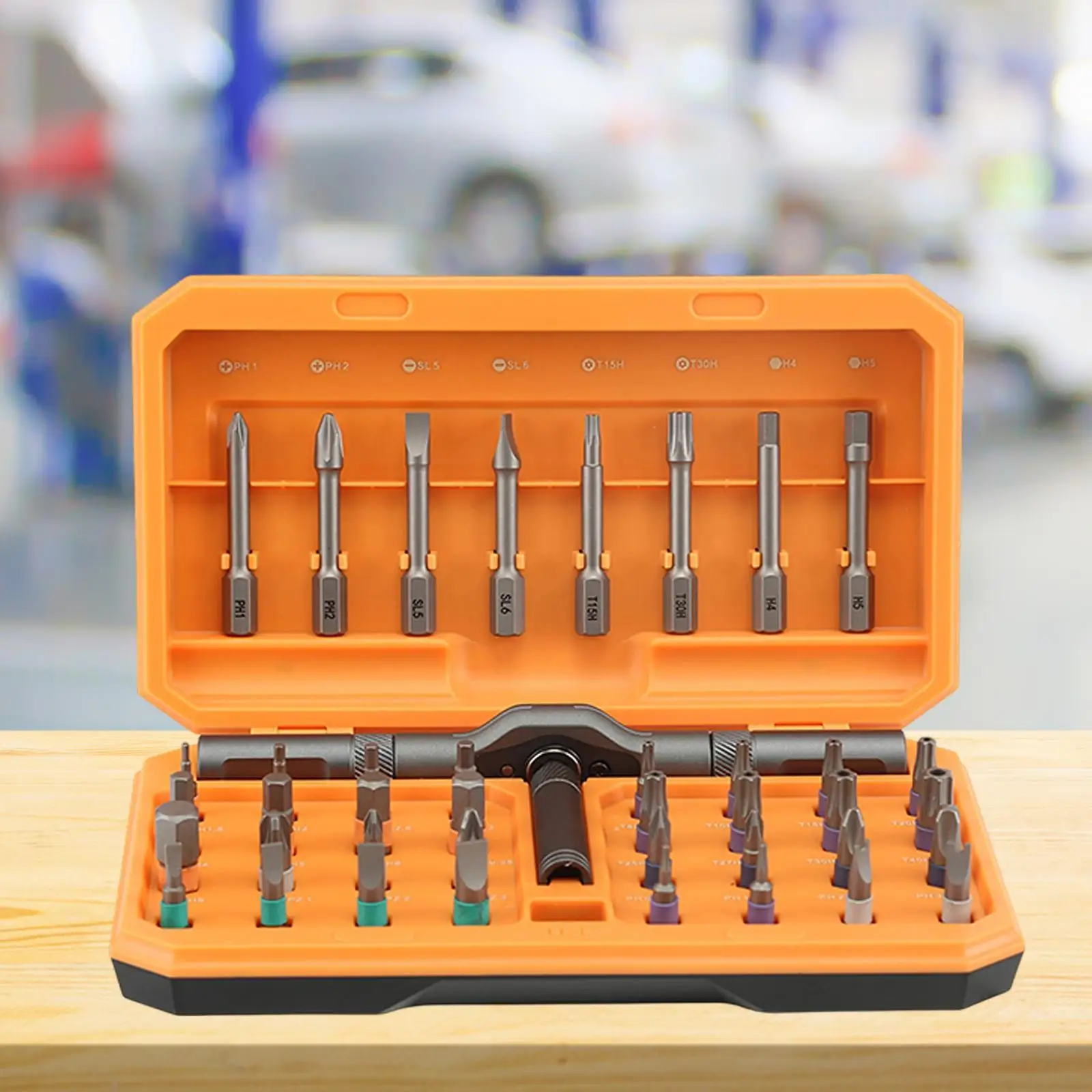 

42 in 1 Screwdriver Set Ratchet Screwdriver Sturdy Professional Wear Resistant
