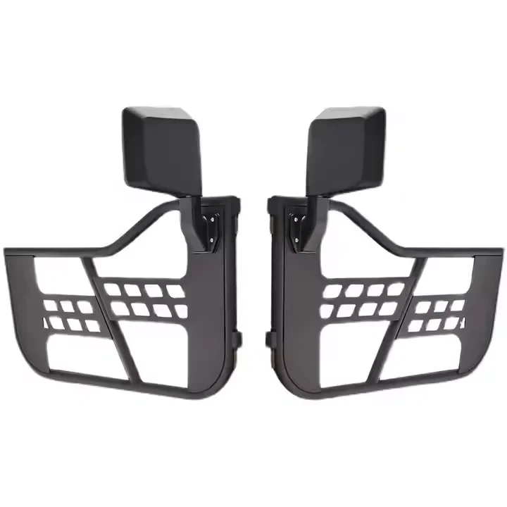 For Steel Half Doors 2-Door Tube Doors With Side View Mirrors For Jeep Wrangler JK 2007-2017