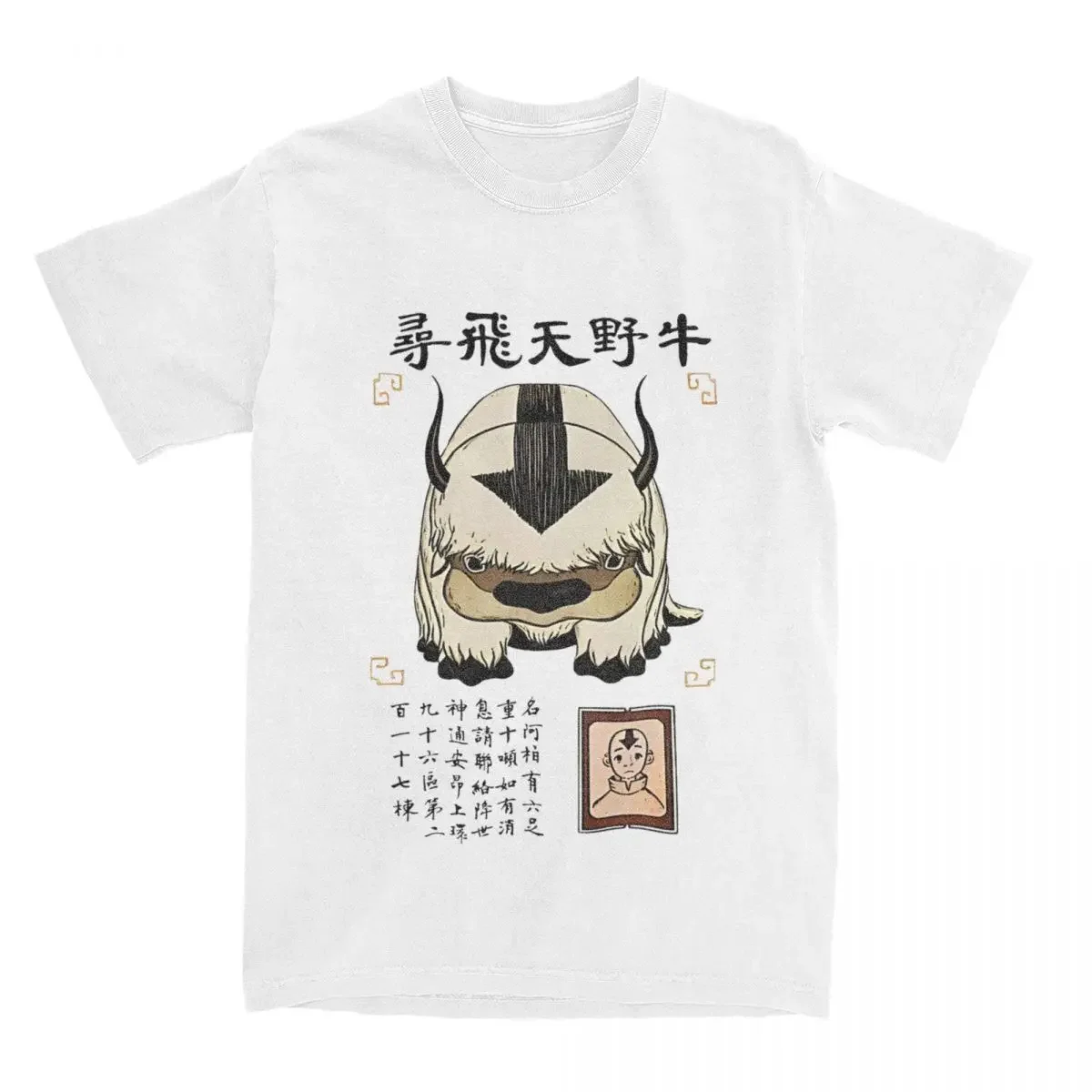 Men Women's Appa Avatar The Last Airbender Shirts Stuff Fashion Cotton T Shirts Tops Plus Size