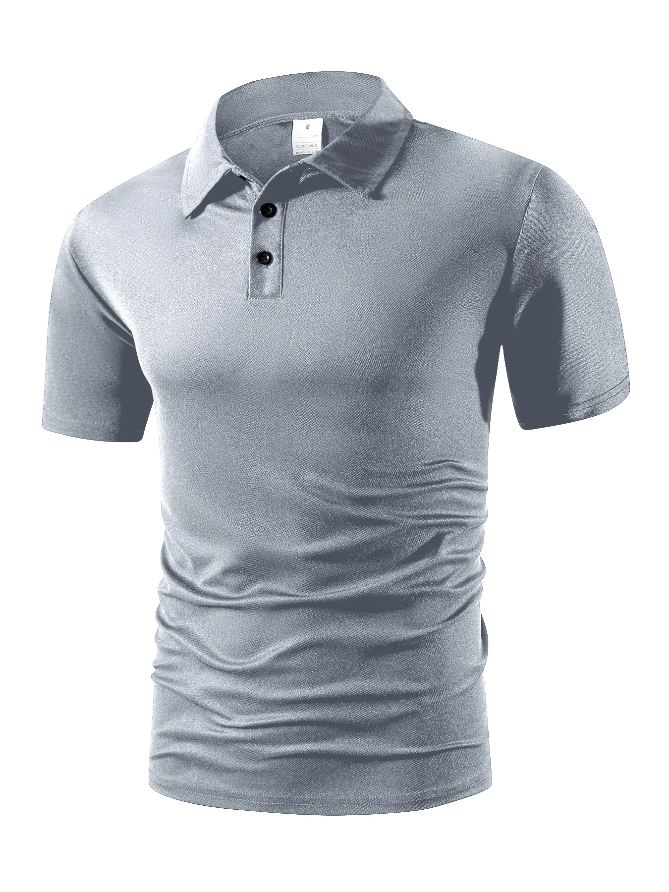 Men's Summer Polo Shirt Casual Breathable Comfortable T Shirts Solid Color High Quality Short Sleeve T-Shirt Outdoor Sport Tops