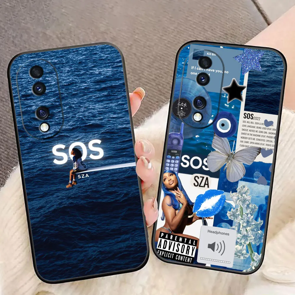 Singer Stunning SZA SOS Phone Case For HUAWEI NOVA 3I 7I 8I P30 HONOR 400 90 X5C X6B X7 X7A X7B X7D X8 X8B X9 X9B X9A X9D Cover