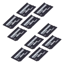 10Pcs Mini Memory Stick Adaptor MircoSD SDHC TF to MS Adapter for PSP Console Camera MS Pro Duo Card Reader High-speed Converter