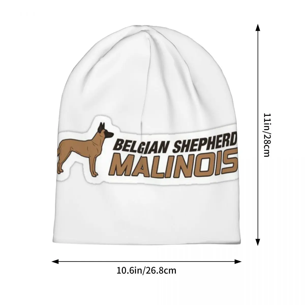 Belgian Shepherd Dog Malinois Mechelaar Men Women Adult Beanies Caps Knitted Bonnet Hat Warm Hip Hop Autumn Winter Skullies Hats