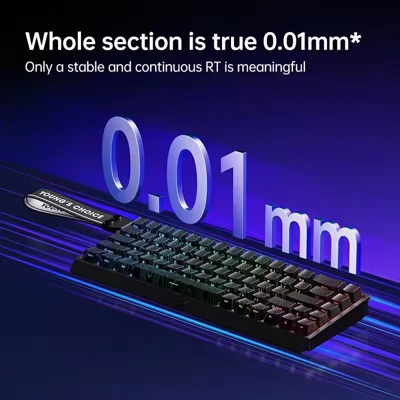 MCHOSE ACE68 Pro Magnetic Axis Mechanical Keyboard Magnetic Switch 8k Gaming Esports 128k Scanning Rate Customized Keyboard Gift