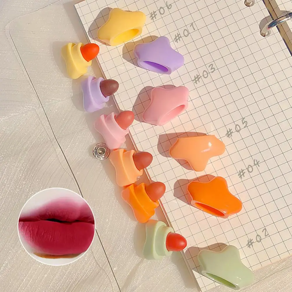 Waterproof Cute Long-lasting Lipstick Cartoon Cosmetics Must-have Bvg Cute Design Colorful Cute Lipstick Gift Gift New Trend