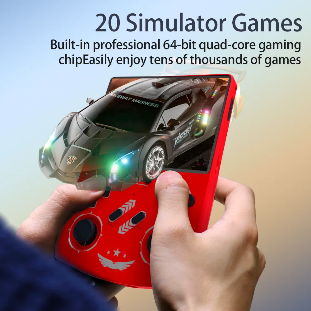 NEW ARRIVAL! R40XX Retro Handheld Console - 4.2 inch HD IPS Screen, Built-in WiFi, 4000mAh Battery, Portable Video Player