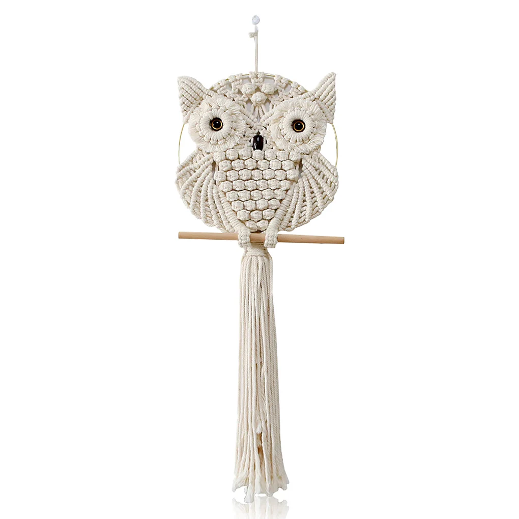 Hanging Tapestry Shape Cotton Wall Craft Boho Decoration Gift Office