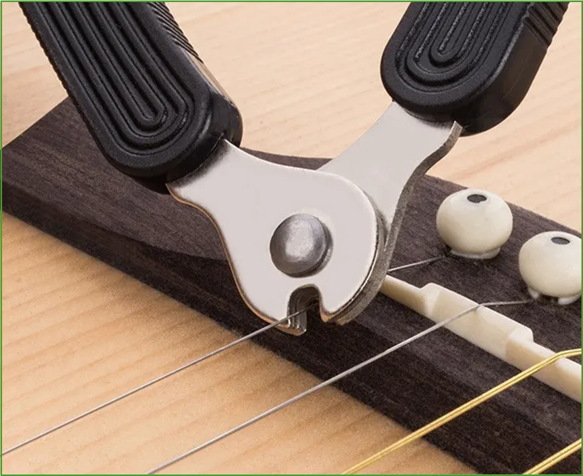 Wooden Guitar String Winder 3 IN 1String Peg Winder + String Cutter + Pin Puller Instrument Guitar Maintenance Tool Repair Tool view 2