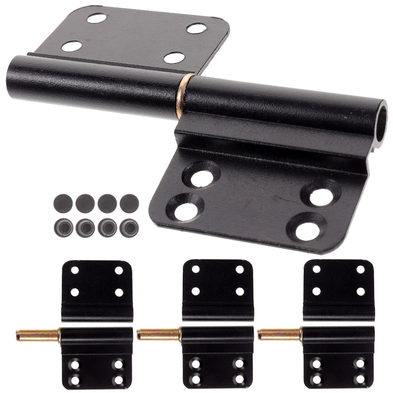 4Pcs Aluminum Alloy Bathroom Door Hinges Heavy Duty Lift Off Hinge for Interior Exterior Residential Doors Left Right Hand