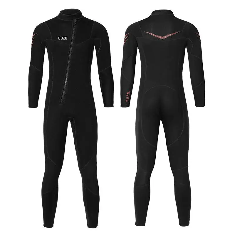 3MM Neoprene Wetsuit Men Hooded Surf Scuba Diving Suit Equipment Underwater Fishing Spearfishing Kitesurf Swimwear Warm Suits