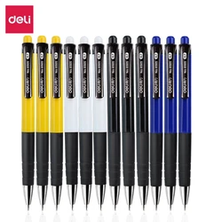 Deli 1 PC Ball Point Pen 0.7mm Blue Ink Random Color Soft Grip Office School Stationery 6546