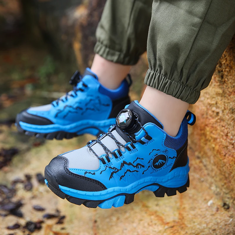 

Waterproof Hiking Shoes Children‘s Outdoor Trekking Sneakers Boys Girls Mountain Climbing Camping Trainers Hunting Tactical Boot