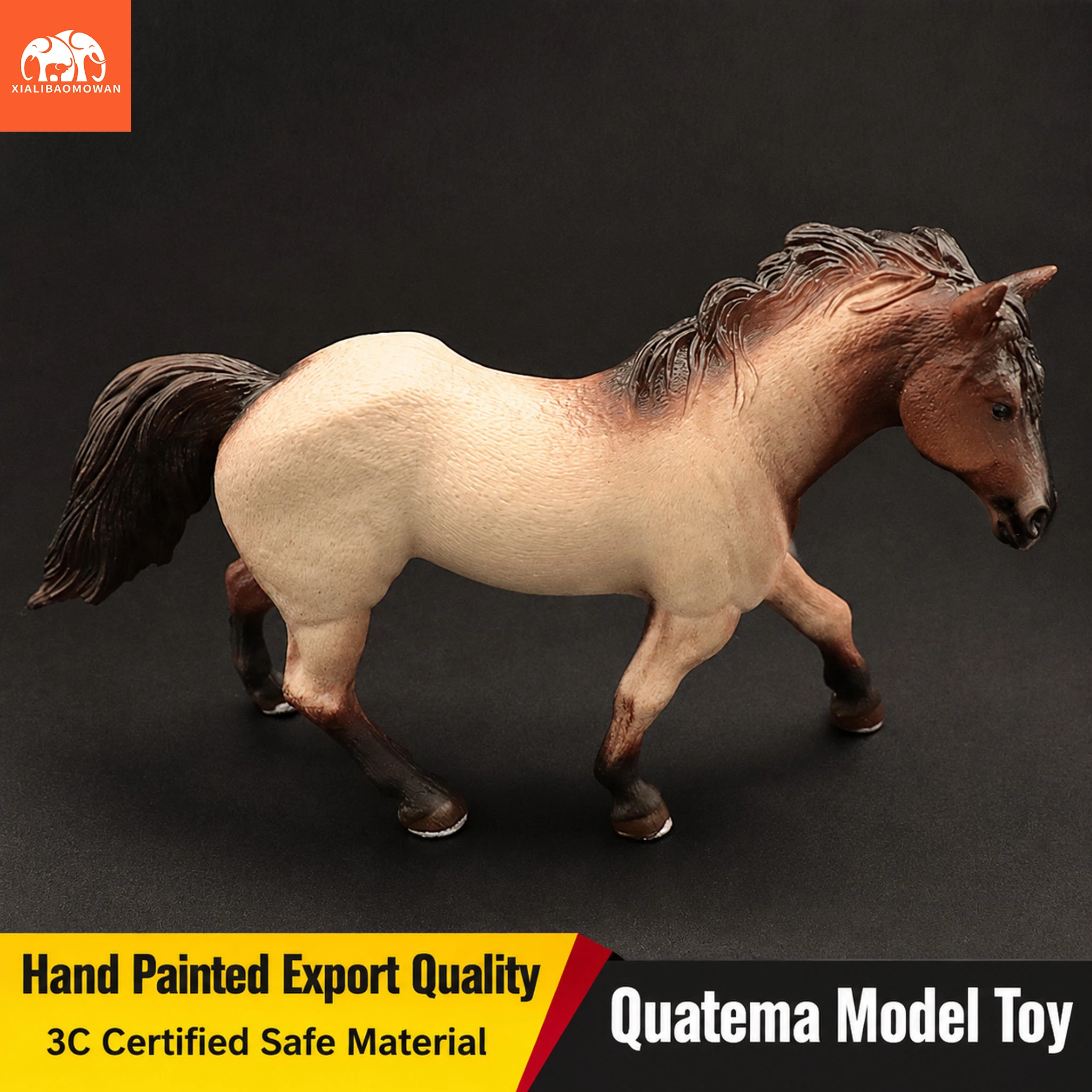 Kids Toys Packaging - Modellini di cavalli Clydesdale e Hanoverian,
