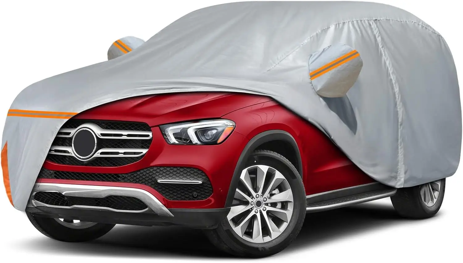 

Водонепроницаемый всепогодный автомобильный чехол с дверной молнией, индивидуально подходит для моделей внедорожников (2006-2025), защита от ультрафиолета и ветра