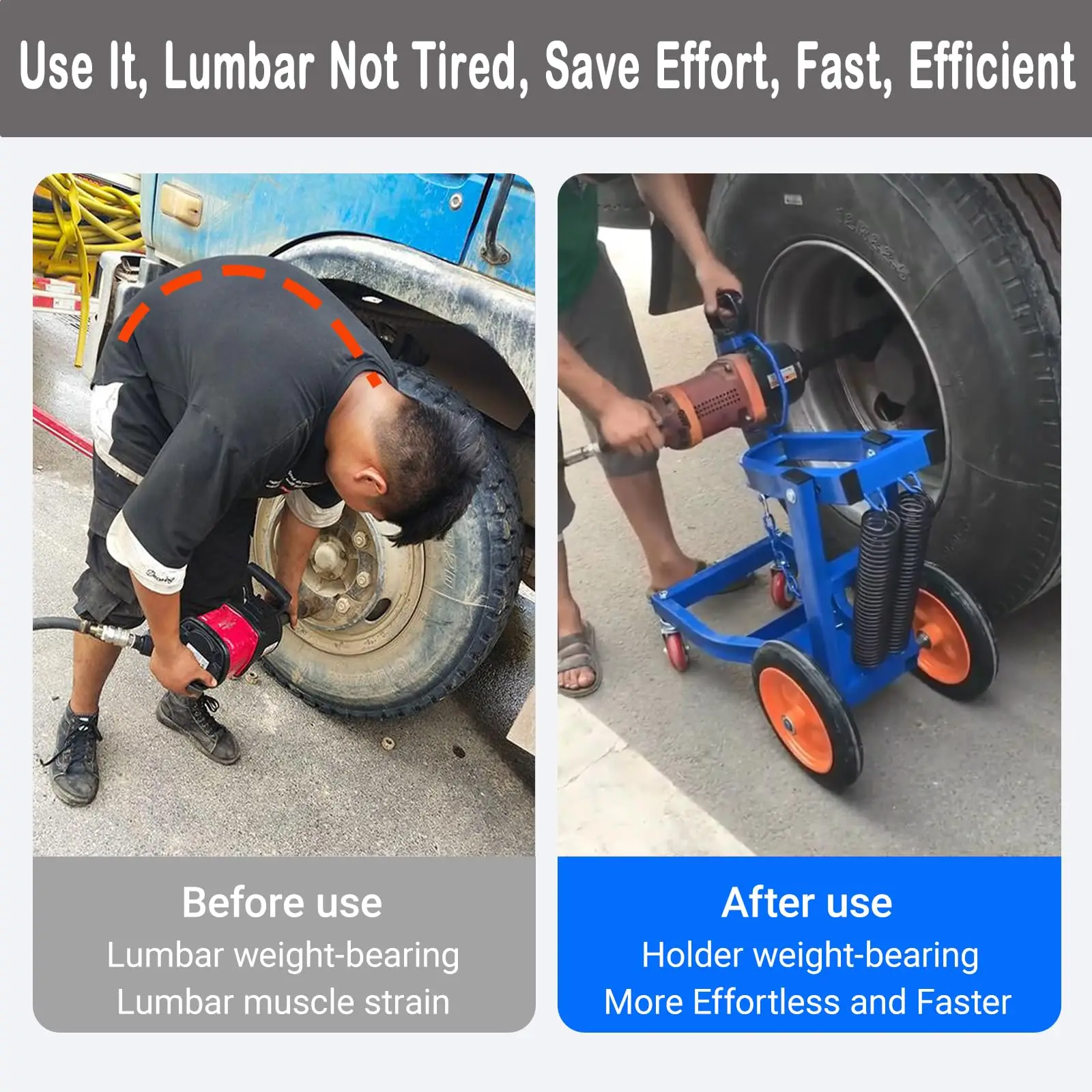 1 Inch Air Impact Gun Holder,Mobile Air Impact Wrench Holder.