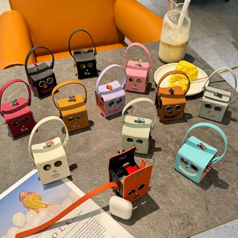 New Robot Bag Pendant Earphone Bag Limited Edition Mini Bag Halloween Theme Cute Bag