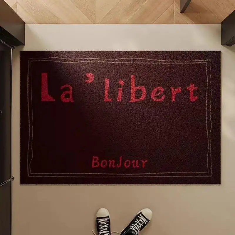 

Simple Retro Doormat for Home Use, Non-slip and Dirt-resistant Mat for Entrance, Doorway Dirt Scraper Mat