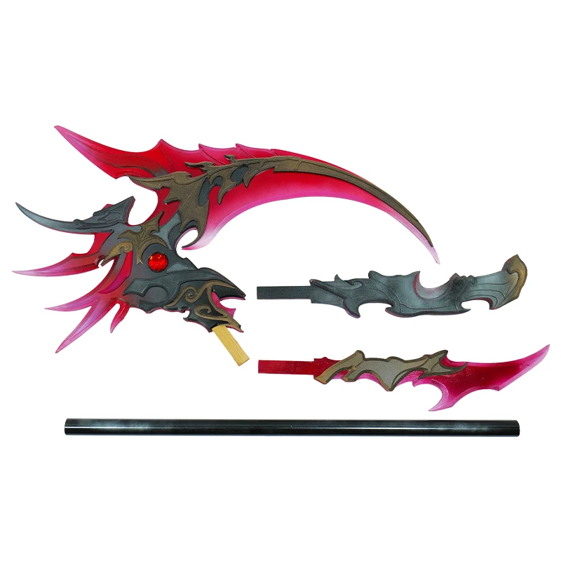 170cm ナラカ：ブレードポイント武器と小道具 タルカジ武器鎌 コスプレ小道具 光る デスクトップ装飾品 ホリデーギフト おもちゃ