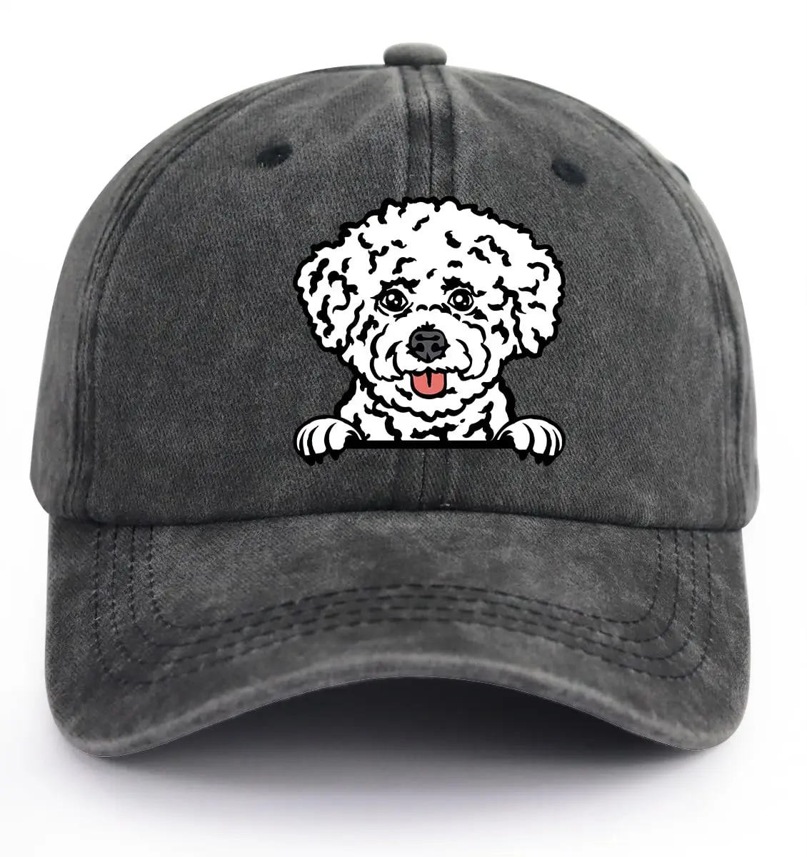 

Bichon Frise Funny Adjustable Printed Baseball Cap Christmas Birthday Gift for Pets Owner Animal Lovers Grandma Grandpa