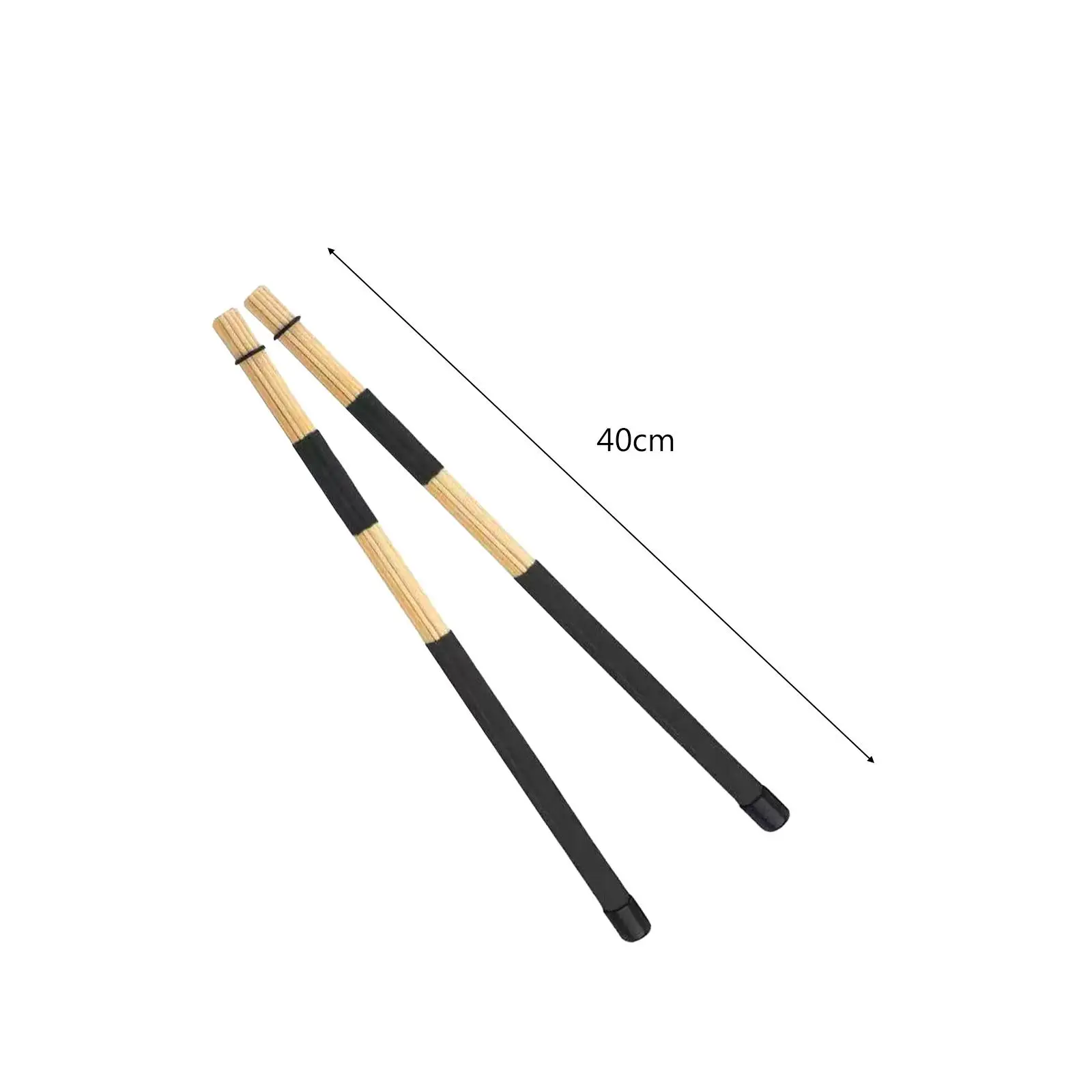 Hot Rods Drumsticks Quiet 40cm Length Dowel Drum Sticks for Acoustic Performance