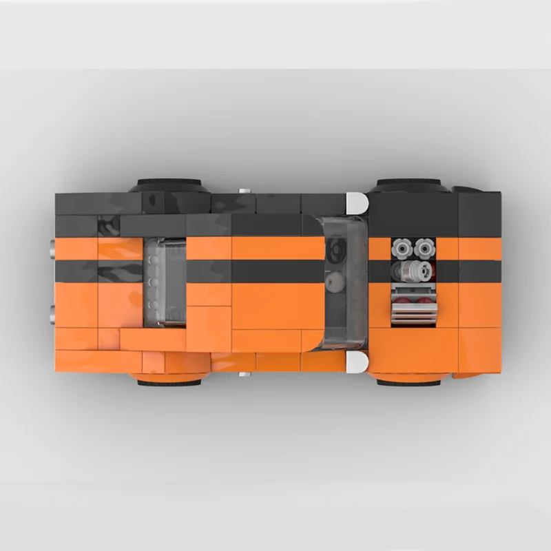 301 قطعة MOC جديد ​ ​ لعبة مكعبات بناء تعليمية للأطفال على شكل مدينة أبطال السريعة 1970 442 هدية