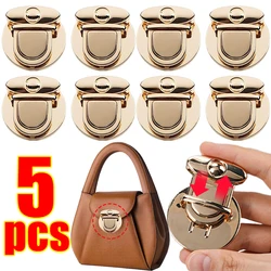 1/5 pçs fechaduras de metal saco fecho de captura fivelas para bolsas bolsa totes fechamentos snap fechos diy artesanato caso de ferragem saco acessórios