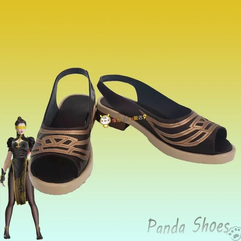 Naraka Bladepoint Viper Ning Cosplay Shoes Anime Game Cos Boots Viper Ning Cosplay Costume Prop Shoes for Con Halloween Party