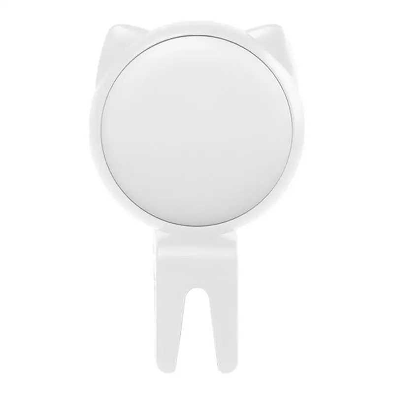 Clip On Selfie Ring Light Cat Ear USB Rechargeable Phone Light Phone Fill Light Battery Powered Selfie Ring Light For Tablet